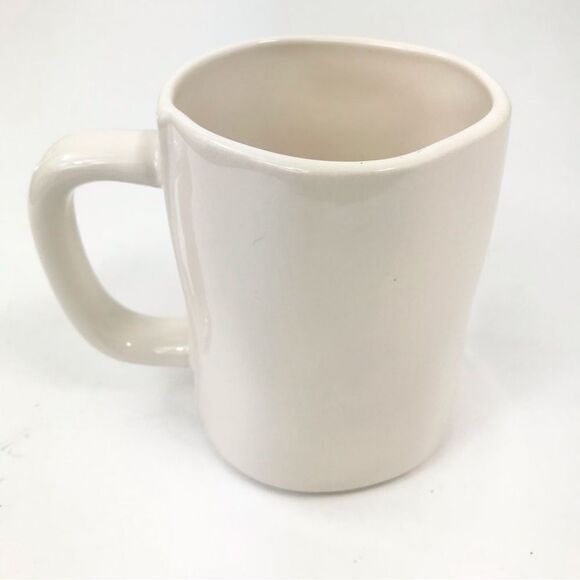 Rae Dunn Flawless White Ceramic 16 oz mug with Black Lettering - Picture 8 of 11